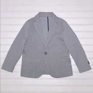 ZARA EUC Boys Gray Soft Knit Blazer Jacket